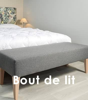 bout de lit, décoration, chambre